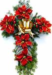 40n. Our Most Beautifully Decorated BALSAM CROSS 36 Inch