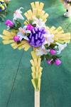 47b.  Deluxe Palm Cross-Easter Colors