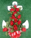 15. Silk Red Rosebud Anchor