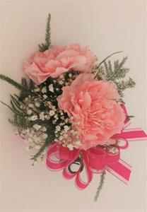 2. Two Carnation Corsage