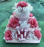 08. Silk Floral Birthday Cake 3 Tier