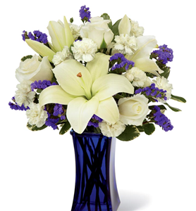 1e. Easter Lily Fresh Bouquet
