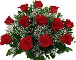 42a. Valentine's Day One Dozen Red Roses